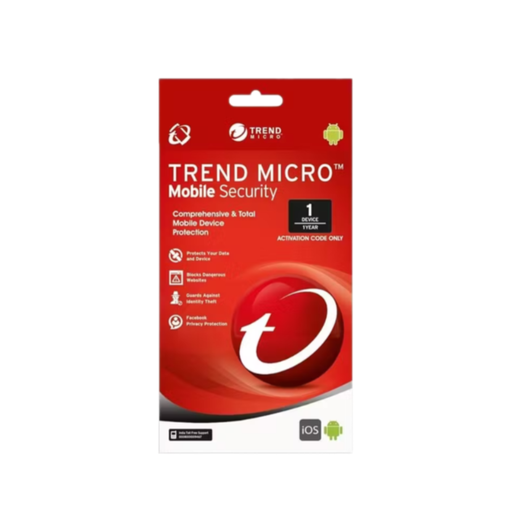 Trend Micro Mobile Security (for Mobile) 1 Device 12 month | iOS & Android Applicable