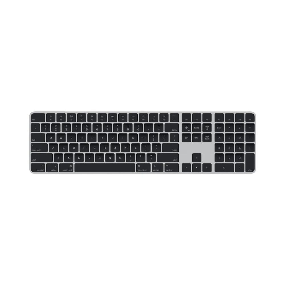 Apple Magic Keyboard with Touch ID and Numeric Keypad for Mac models with Apple silicon - US English - Black Keys