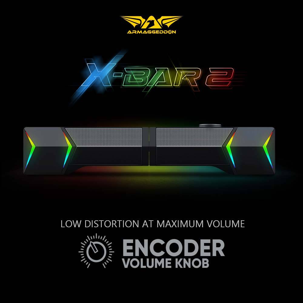 Armaggeddon X-Bar 2 Detachable Gaming Stereo 2.0