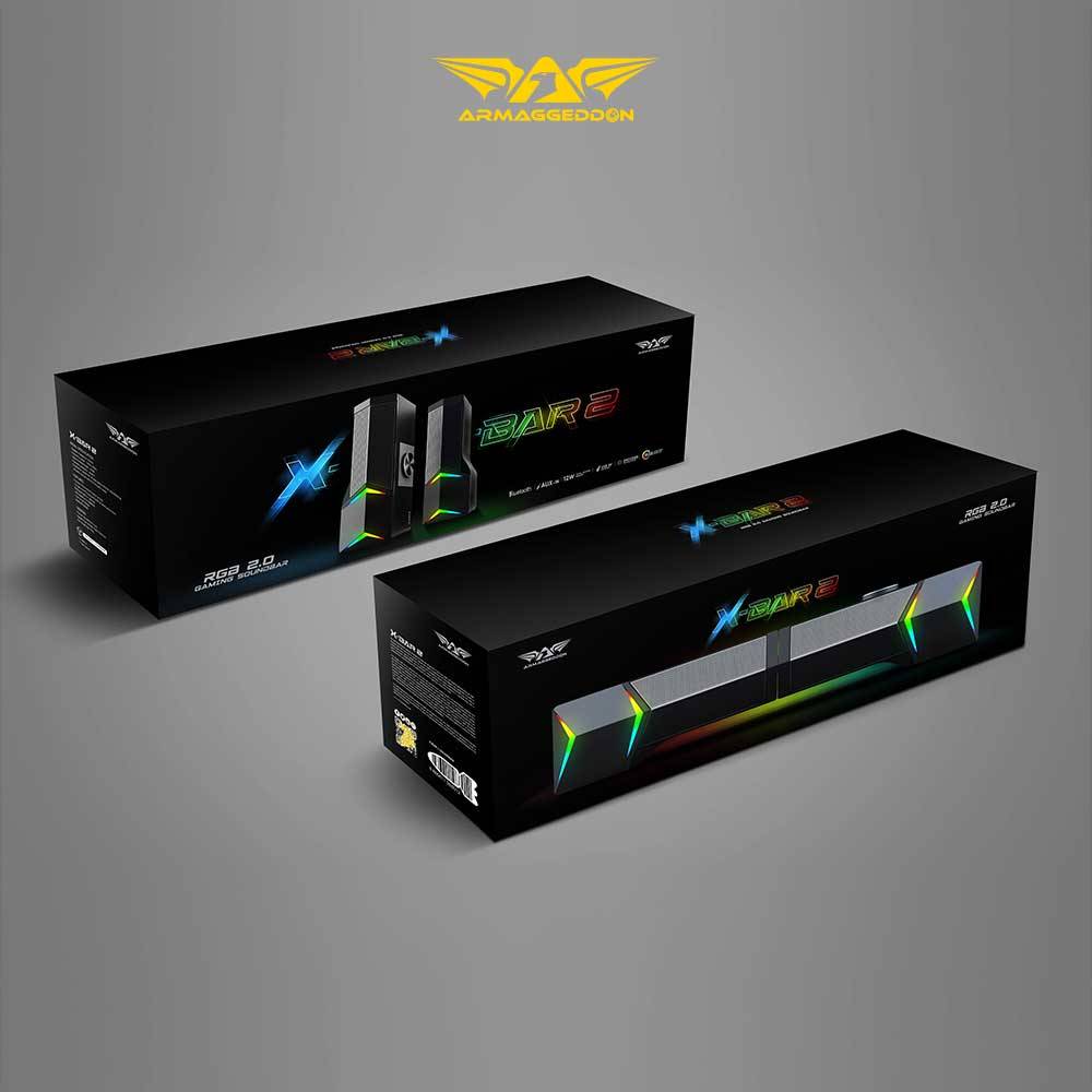 Armaggeddon X-Bar 2 Detachable Gaming Stereo 2.0