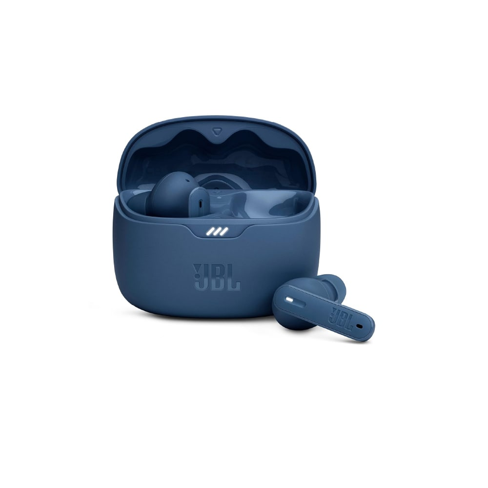 ( Open Box - Box Damage Unit ) JBL Tune Beam TWS True Wireless Noise Cancelling Earbuds - Blue