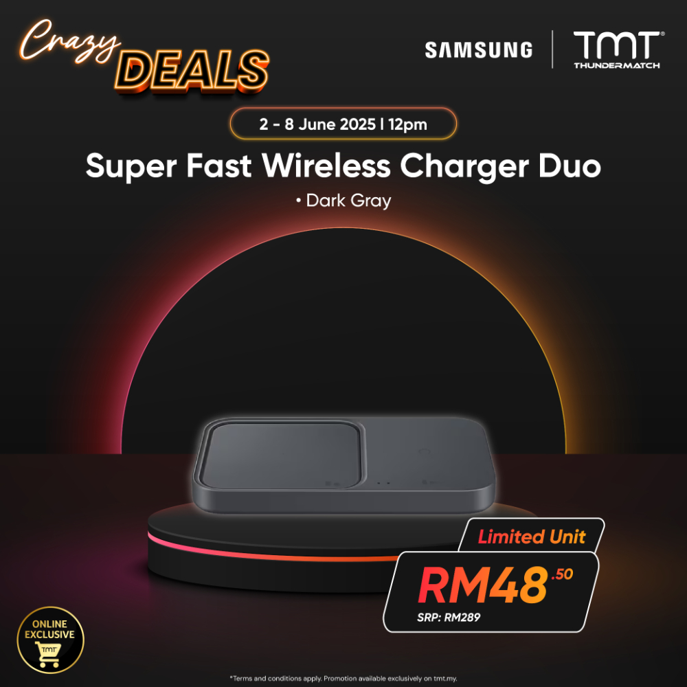 (Crazy Deals) SAMSUNG Super Fast Wireless Charger Duo