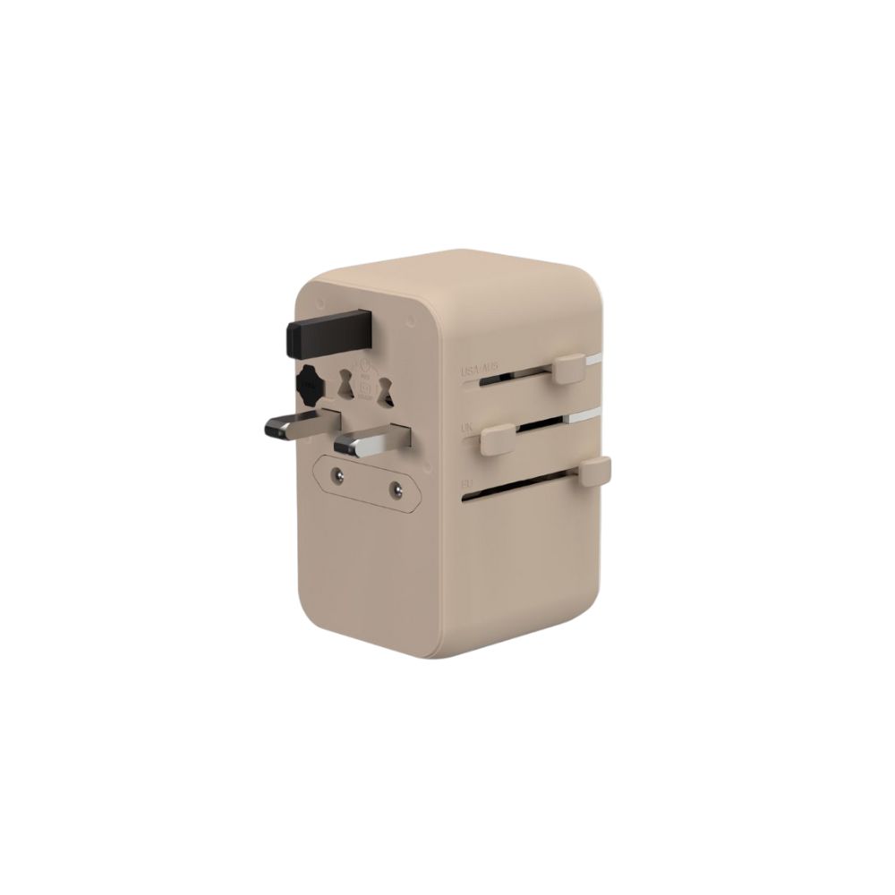 ADAM elements T35L Universal Travel Adapter with Built-In USB-C Cable