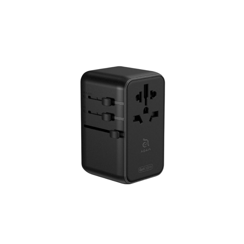 ADAM elements T70L Universal Travel Adapter with Built-In USB-C Cable