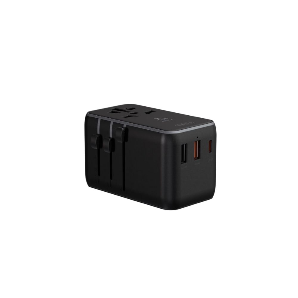 ADAM elements T70L Universal Travel Adapter with Built-In USB-C Cable