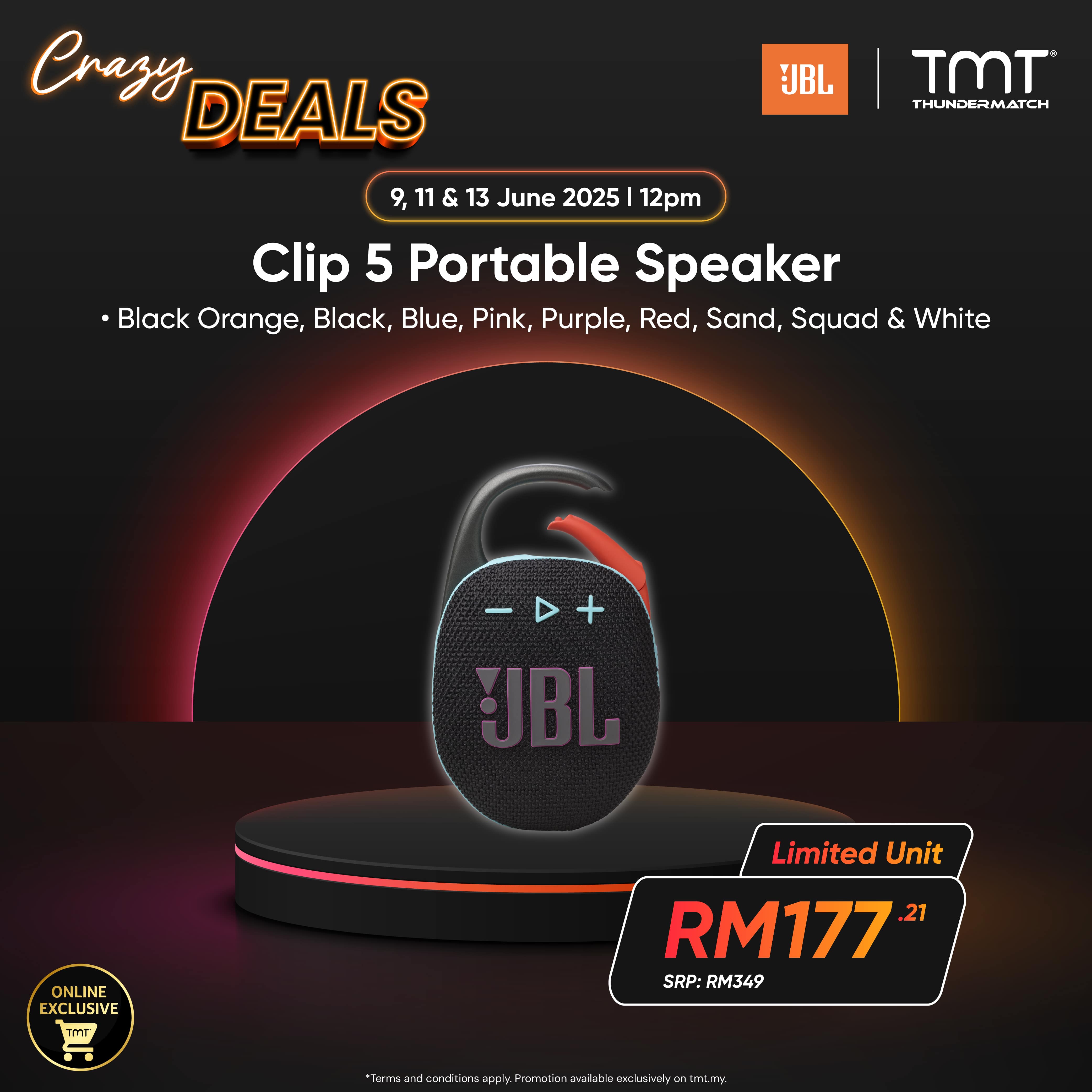 (Crazy Deals) JBL Clip 5