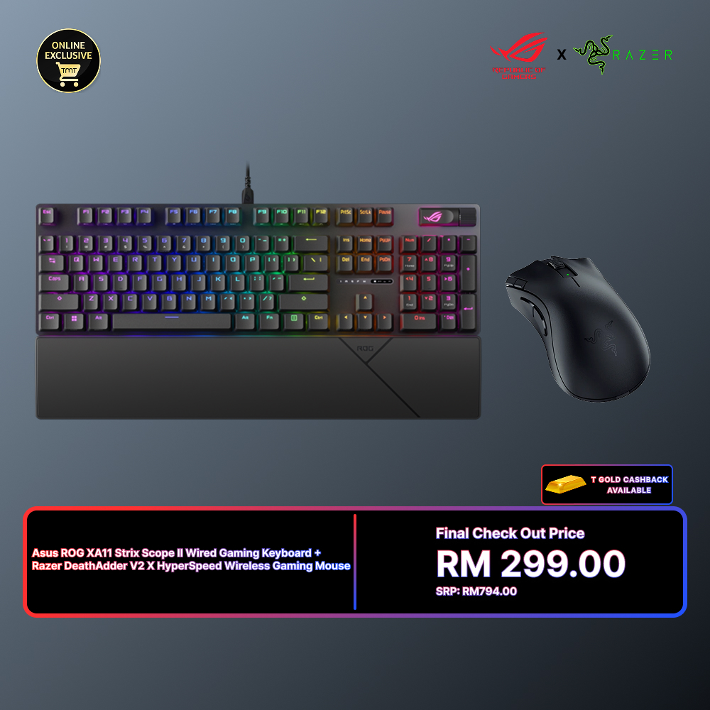 (Razer Mid Year Sales) Razer X ASUS ROG Bundle Promo