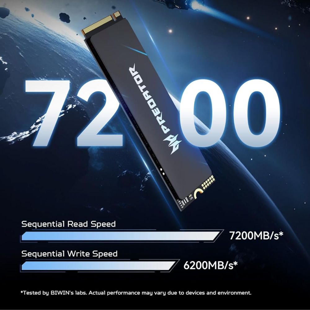 Acer Predator GM6 M.2 2280 PCIe NVMe Gen4 SSD