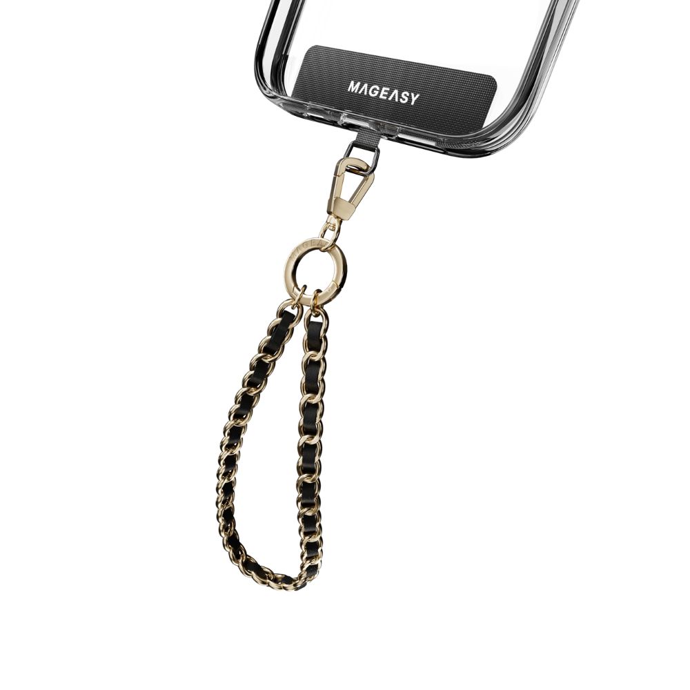 Mageasy Phone Chic Chain Wrist Strap + Strap Card