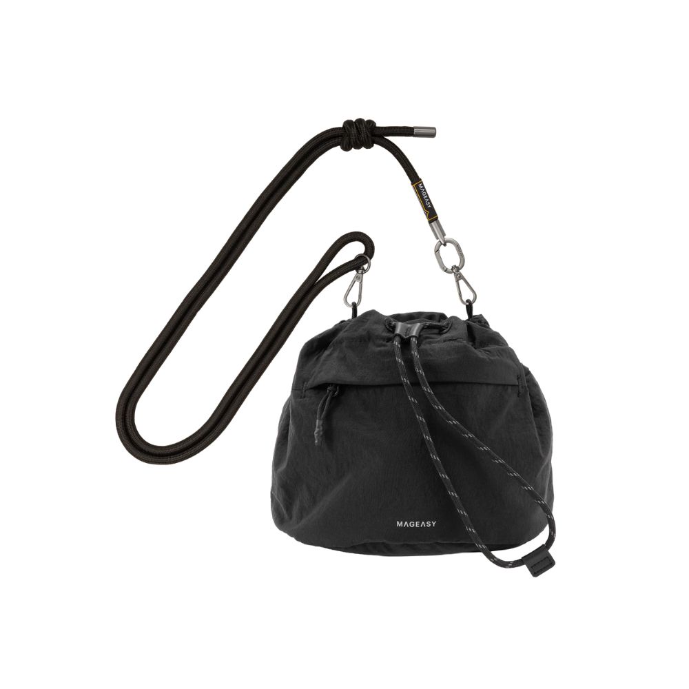 Mageasy Flip Bucket Crossbody Bag