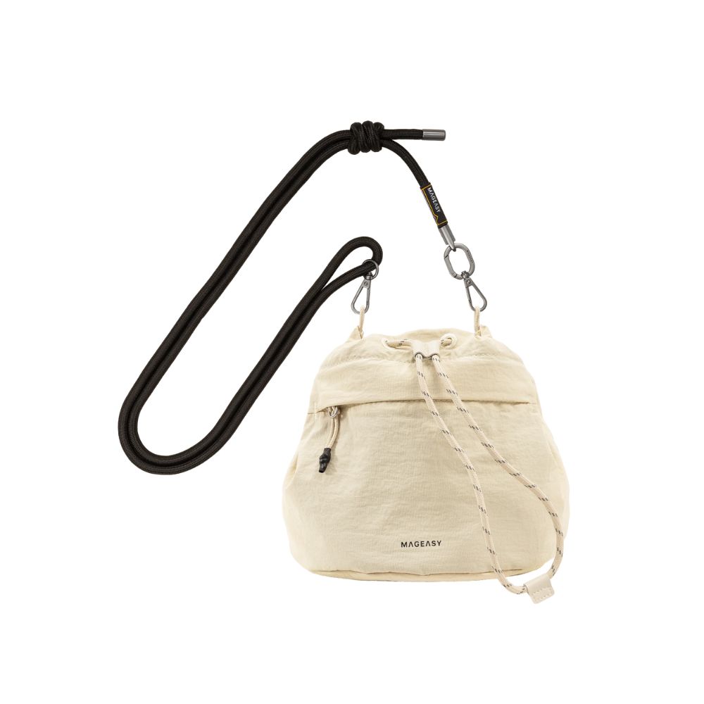 Mageasy Flip Bucket Crossbody Bag