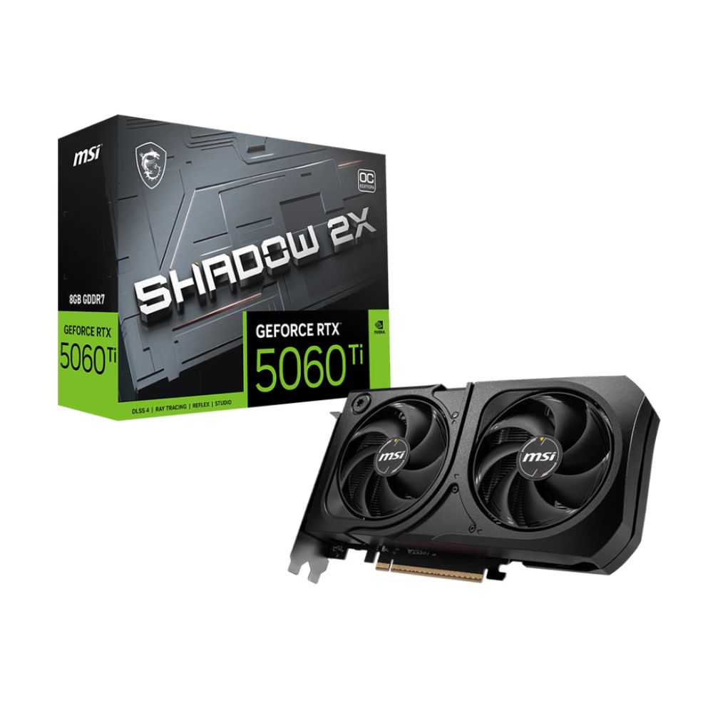 MSI GeForce RTX 5060 Ti 8G SHADOW 2X OC PLUS