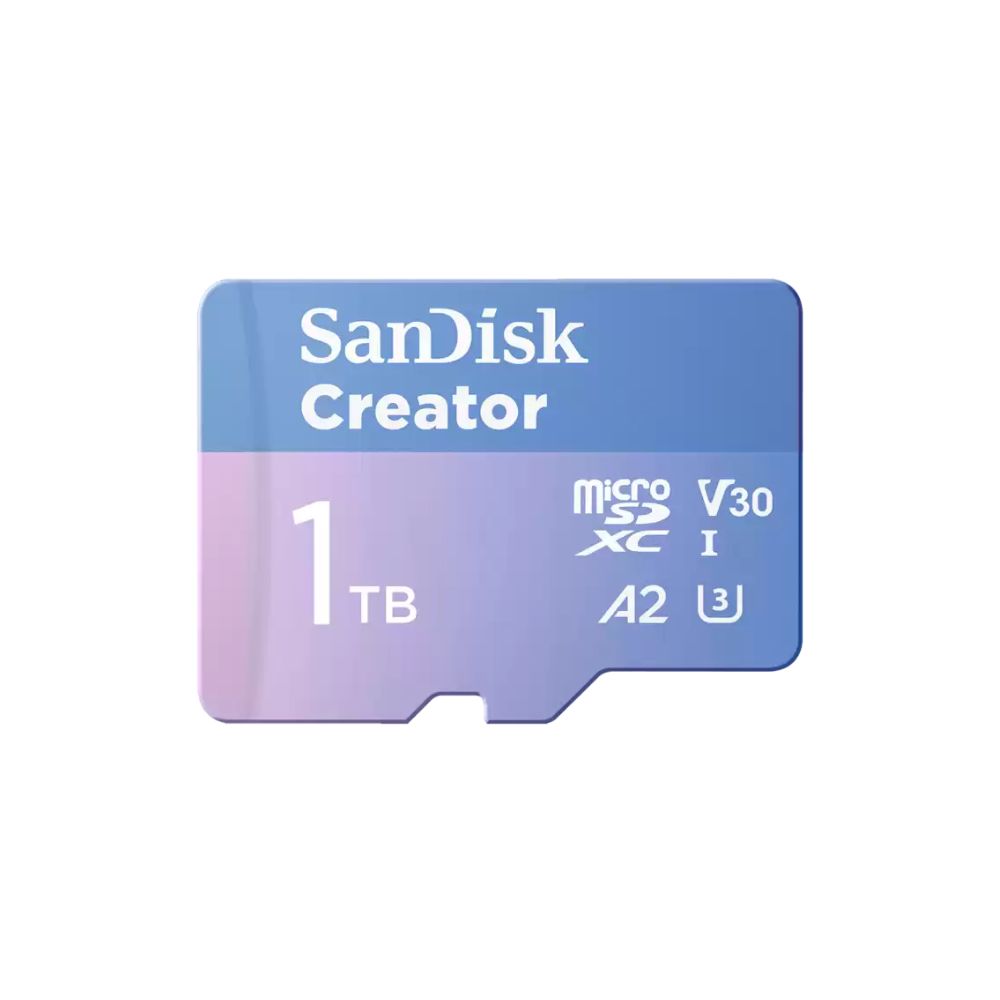 SanDisk Creator microSD UHS-I C10 V30 U3 A2 Memory Card