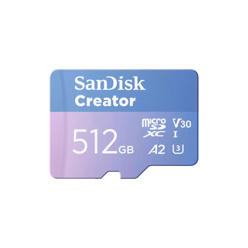 SanDisk Creator microSD UHS-I C10 V30 U3 A2 Memory Card