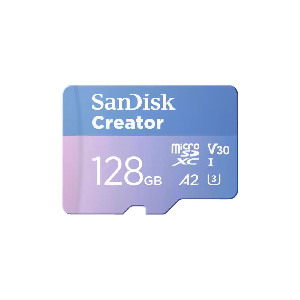 SanDisk Creator microSD UHS-I C10 V30 U3 A2 Memory Card
