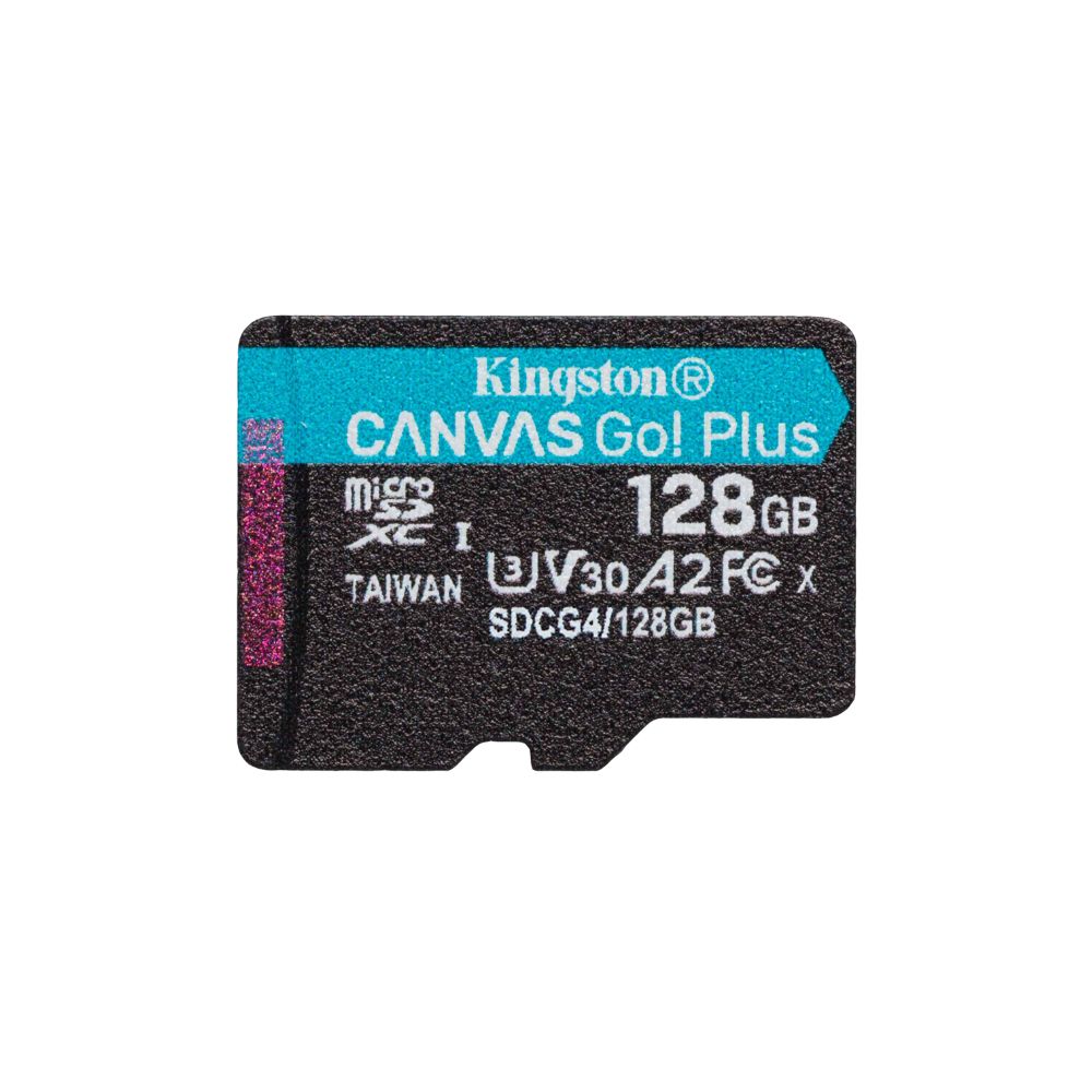 Kingston Canvas Go! Plus microSD UHS-I C10 U3 V30 A2 Memory Card SDCG4
