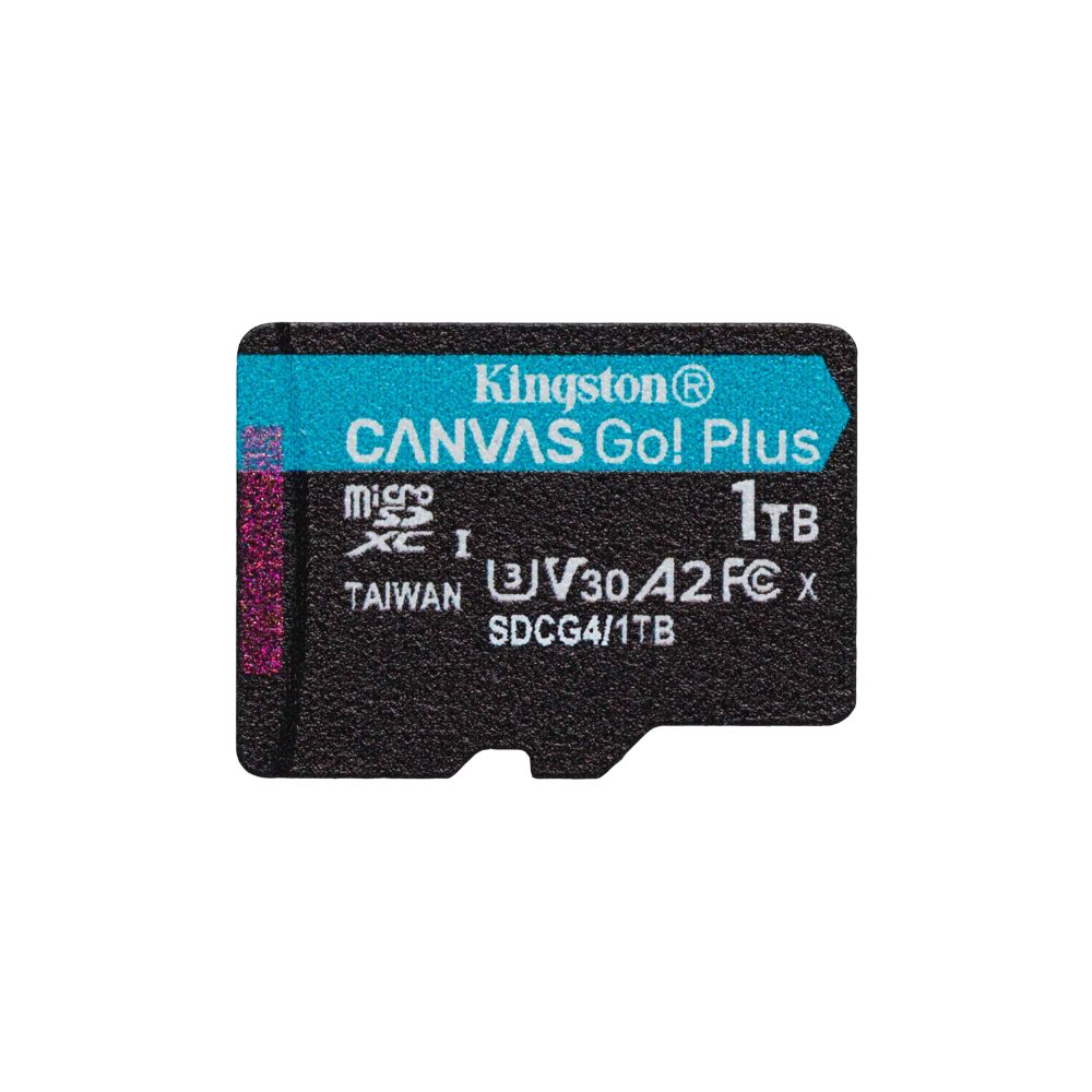 Kingston Canvas Go! Plus microSD UHS-I C10 U3 V30 A2 Memory Card SDCG4