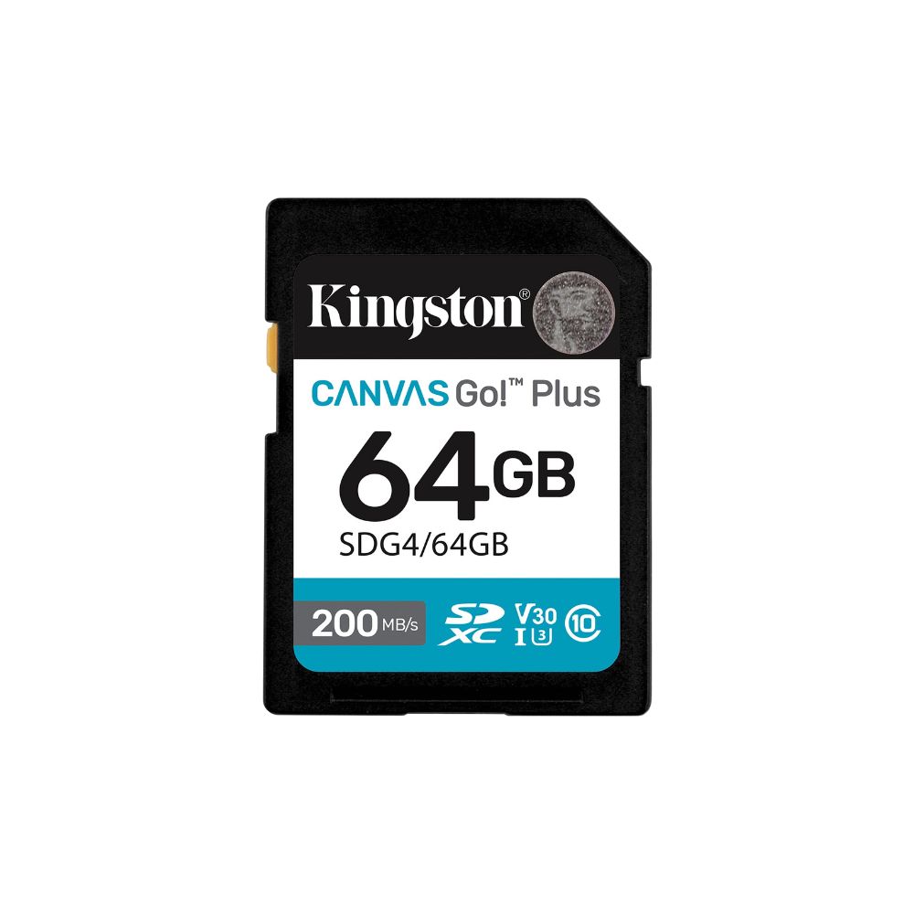 Kingston Canvas Go! Plus SD UHS-I C10 V30 U3 A2 Memory Card