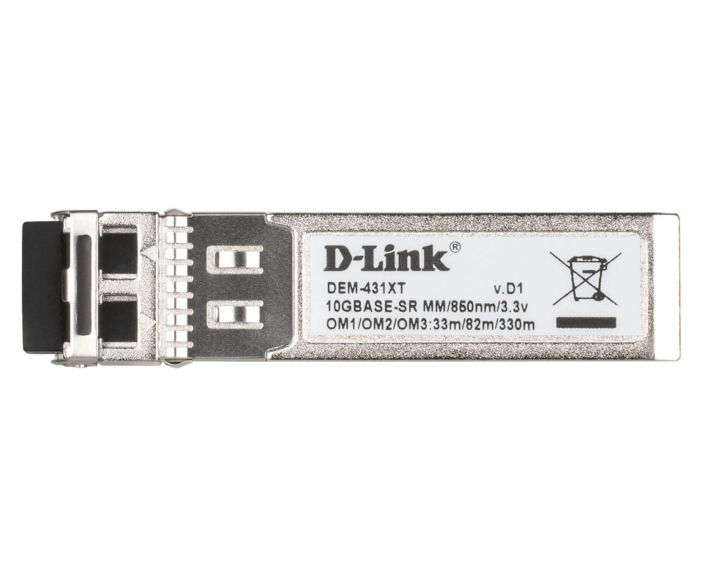 D-LINK DEM-431XT 10GBASE-SR SFP+TRANSCEIVER (3 Years Warranty)