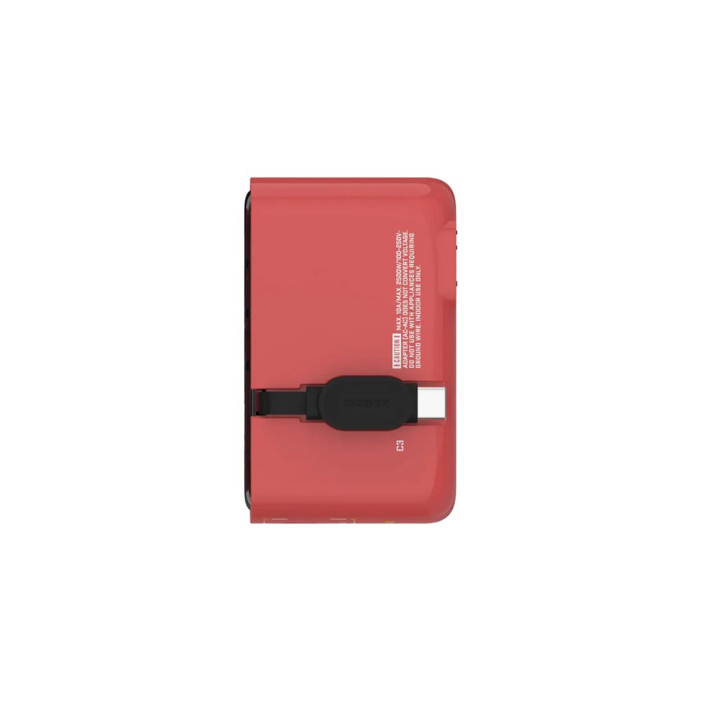 Momax x Gundam 1-World Flow 4 Port Travel Charger with Built-in Cable