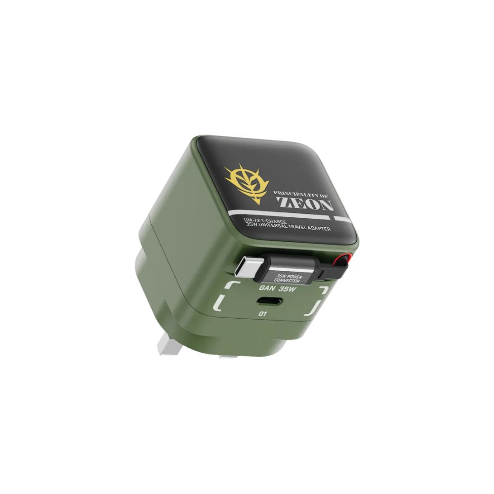 Momax x Gundam 1-Charge 35W Charger with Retractable USB-C Cable