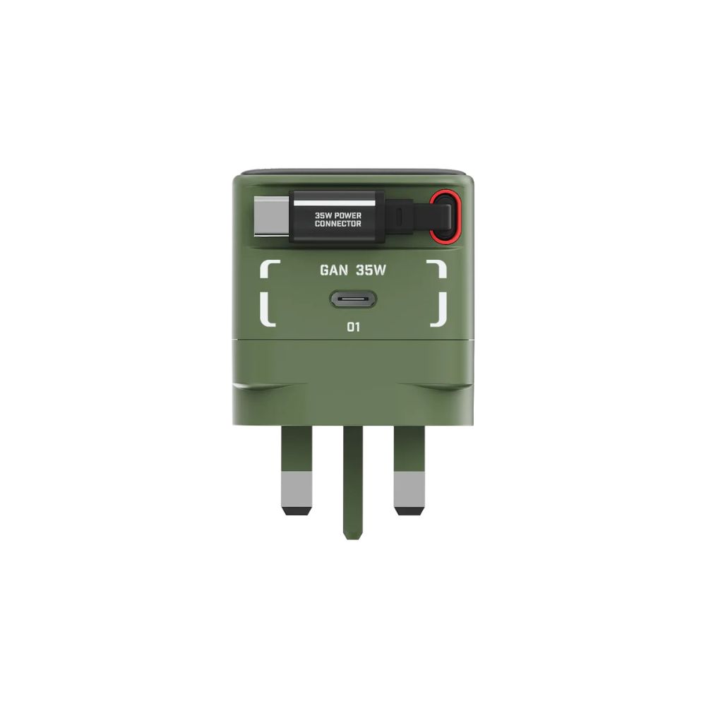Momax x Gundam 1-Charge 35W Charger with Retractable USB-C Cable