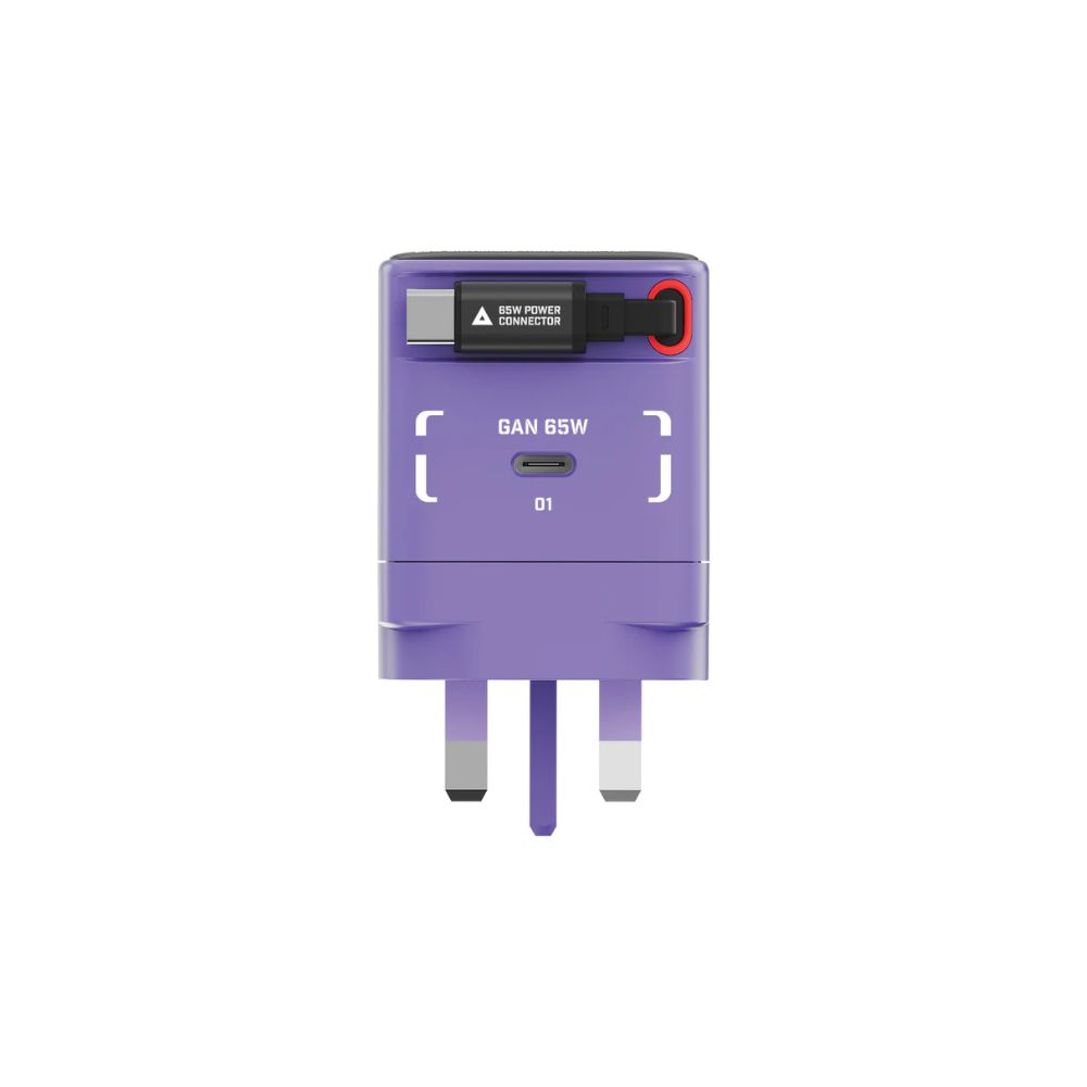 Momax x Gundam 1-Charge 65W Charger with Retractable USB-C Cable