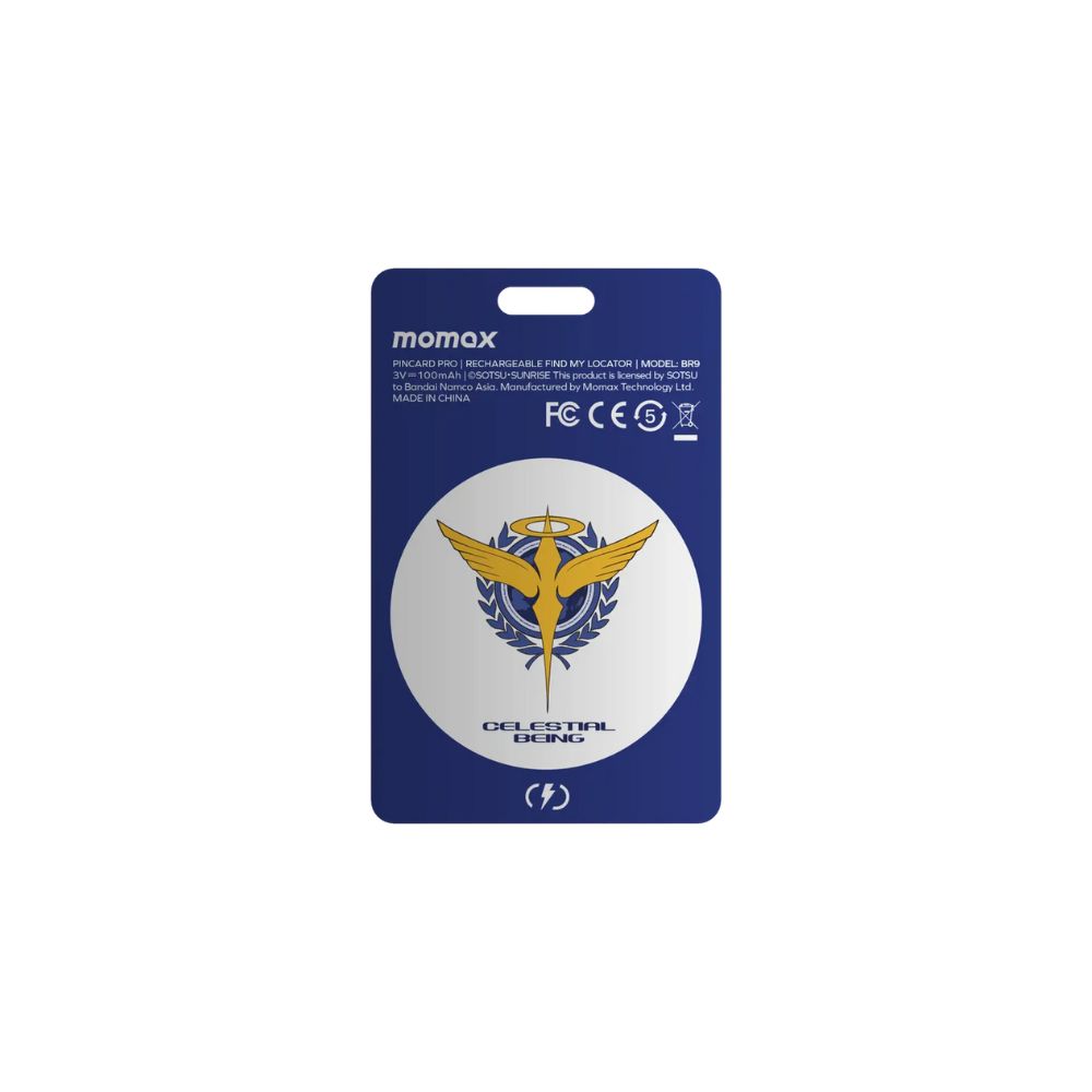 Momax x Gundam PinCard Pro Rechargeable Find My Locator