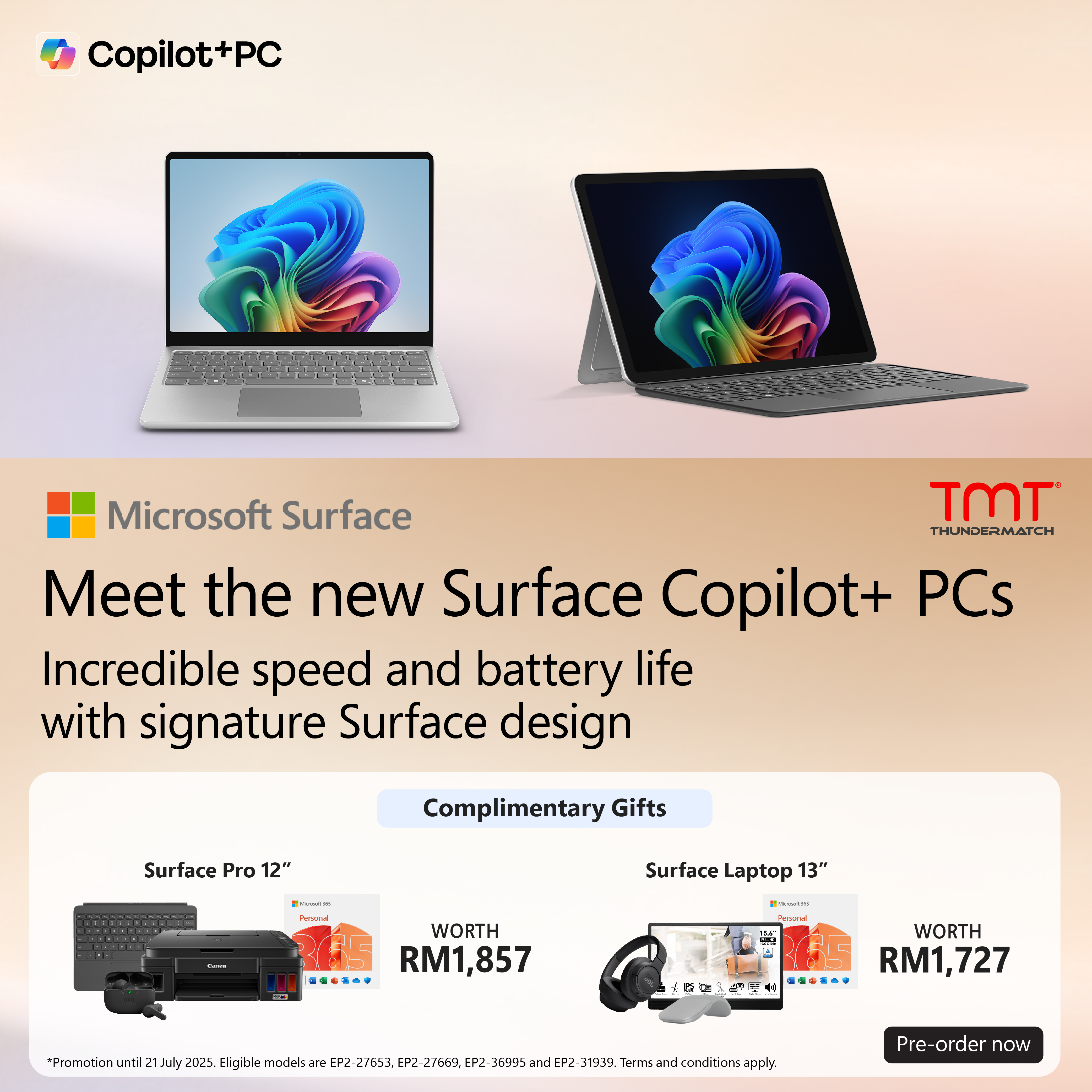 [PRE-ORDER] NEW Microsoft Surface Pro 12 (ETA:22-JUL-2025)