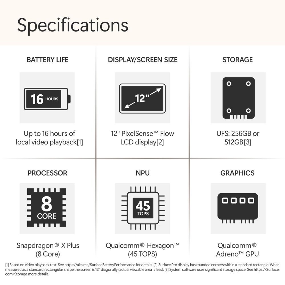 [PRE-ORDER] NEW Microsoft Surface Pro 12 (ETA:23-JUL-2025)