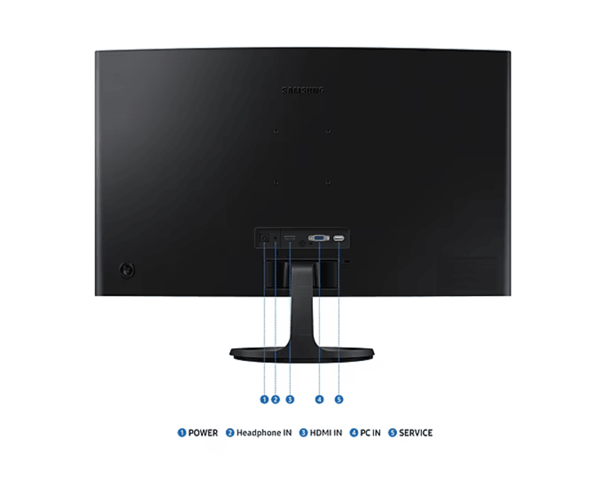 Samsung LS27D360GAEXXS Essential 27" Monitor S3 S36D Curved | 1920 x 1080