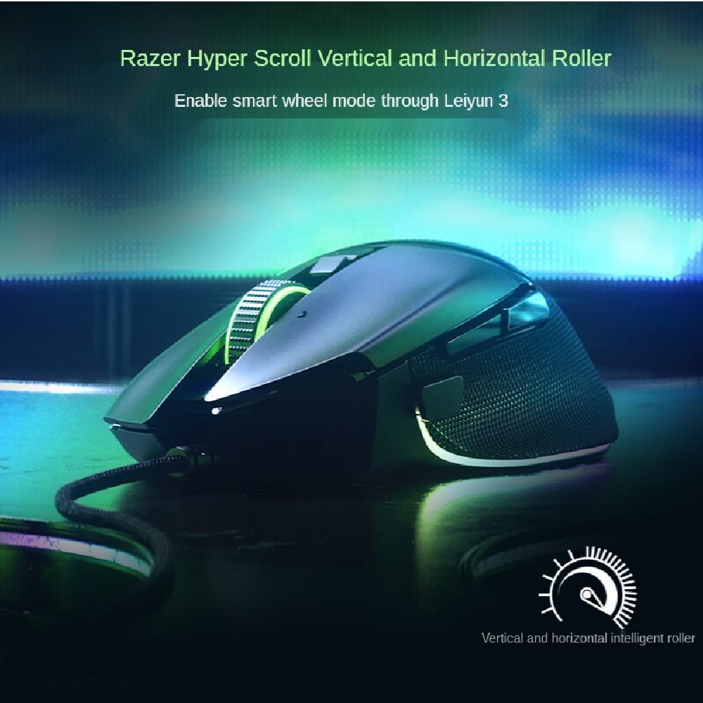 Razer Basilisk V3 Customizable Wired Gaming Mouse with Chroma RGB