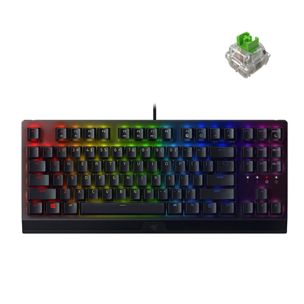 Razer Blackwidow V3 Tenkeyless TKL Compact Mechanical Gaming Keyboard