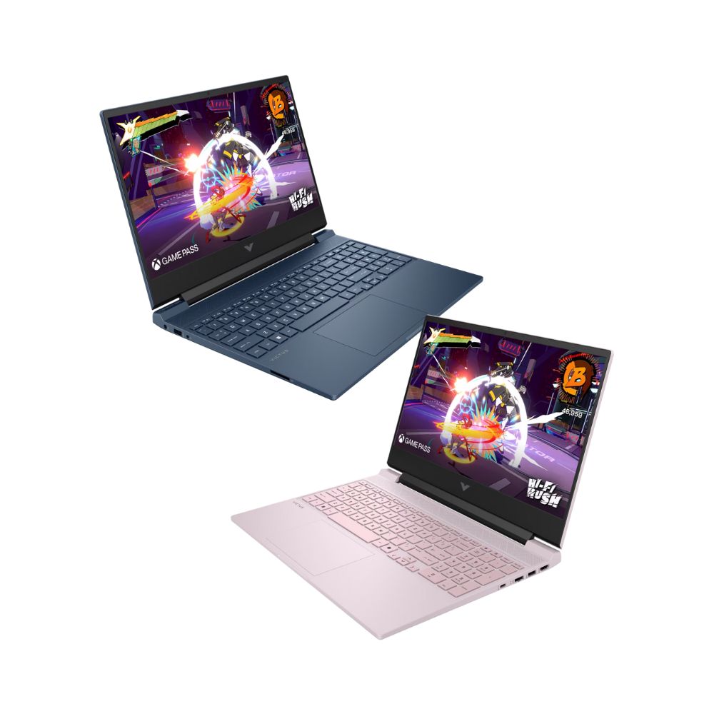 HP Victus Gaming 15-fa2166TX Pink/ fa2167TX Blue Laptop | i5-13420H | 16GB 512GB SSD | 15.6" FHD 144hz| NVD RTX2050 | MS Office | W11 | Bag