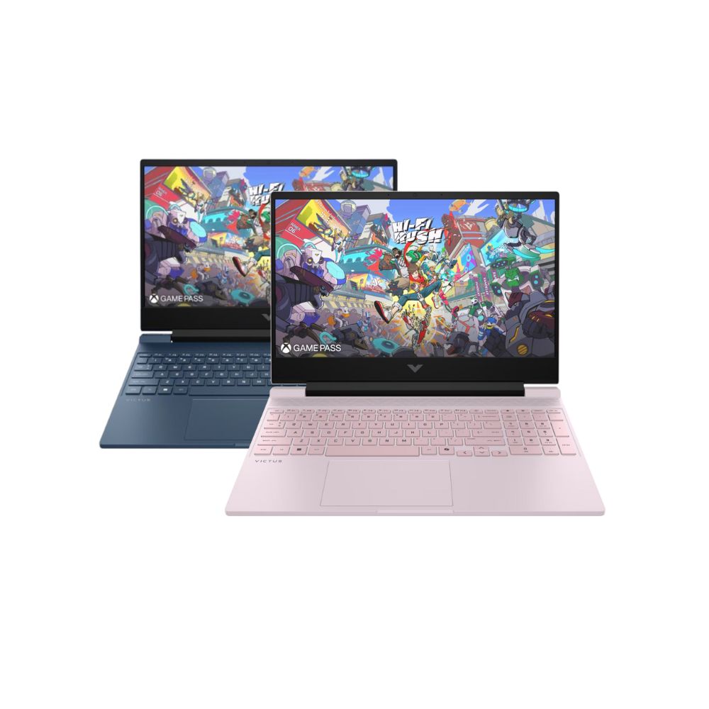 HP Victus Gaming 15-fa2166TX Pink/ fa2167TX Blue Laptop | i5-13420H | 16GB 512GB SSD | 15.6" FHD 144hz| NVD RTX2050 | MS Office | W11 | Bag