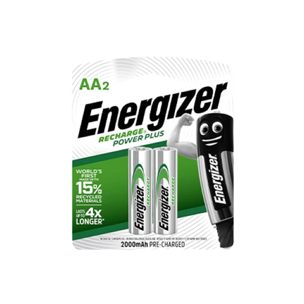 Energizer NH15RP2PP Recharge AA Size Battery - 2pcs