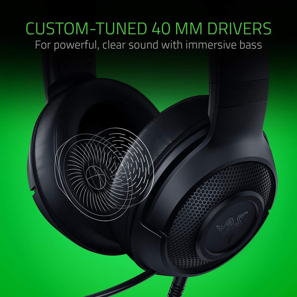(Special Promo) Razer Kraken X Lite Wired Gaming Headset | 7.1 Surround Sound