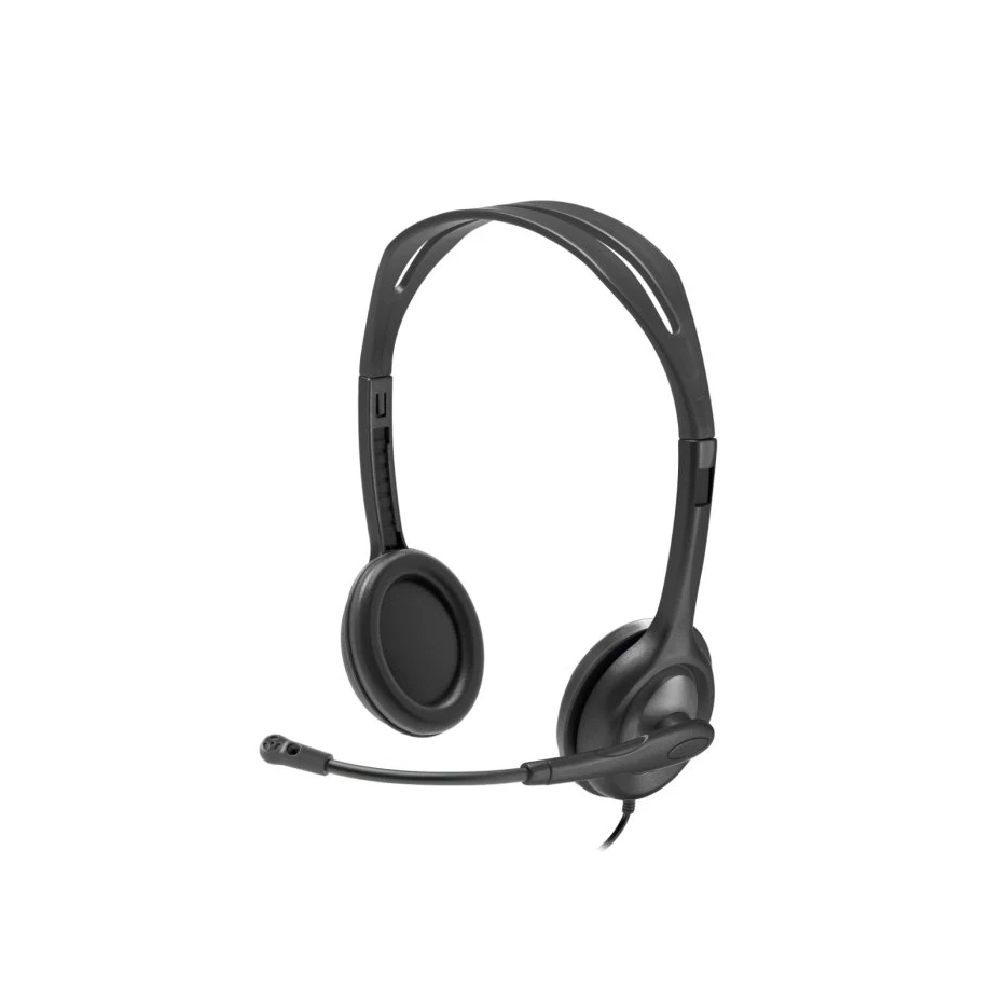 Logitech H110 3.5mm Dual Plug Stereo Headset