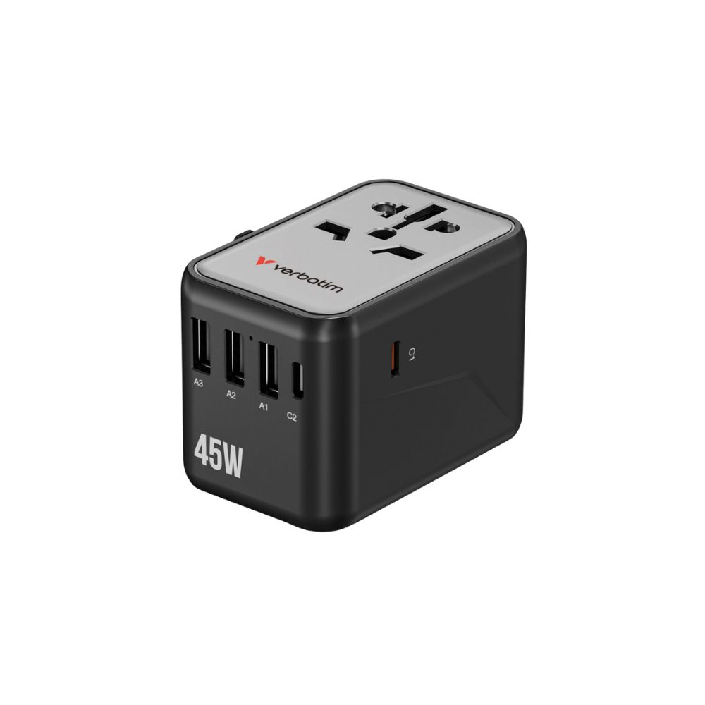 Verbatim UTA-08 5 Port Universal Travel Adapter