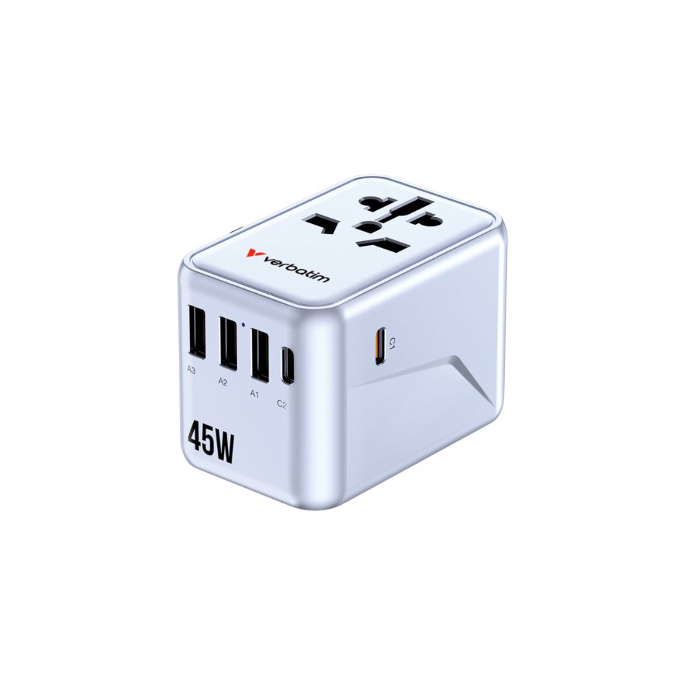 Verbatim UTA-08 5 Port Universal Travel Adapter