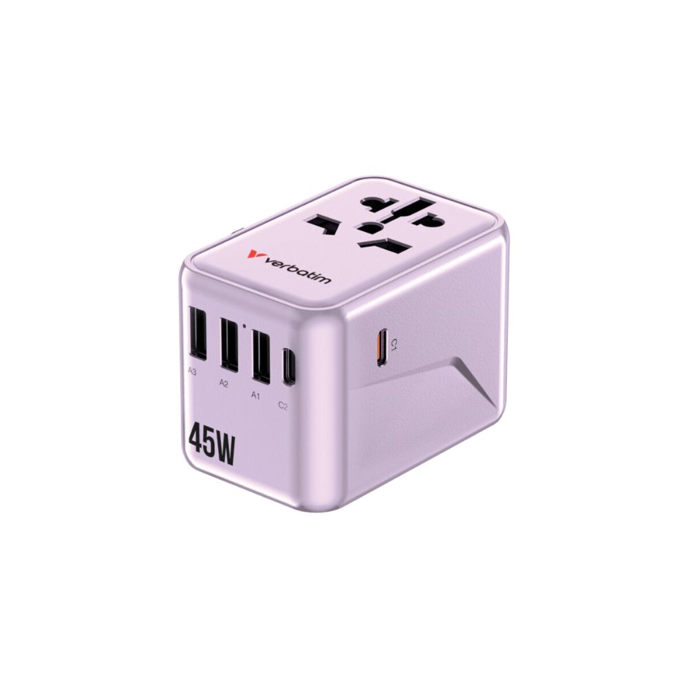 Verbatim UTA-08 5 Port Universal Travel Adapter