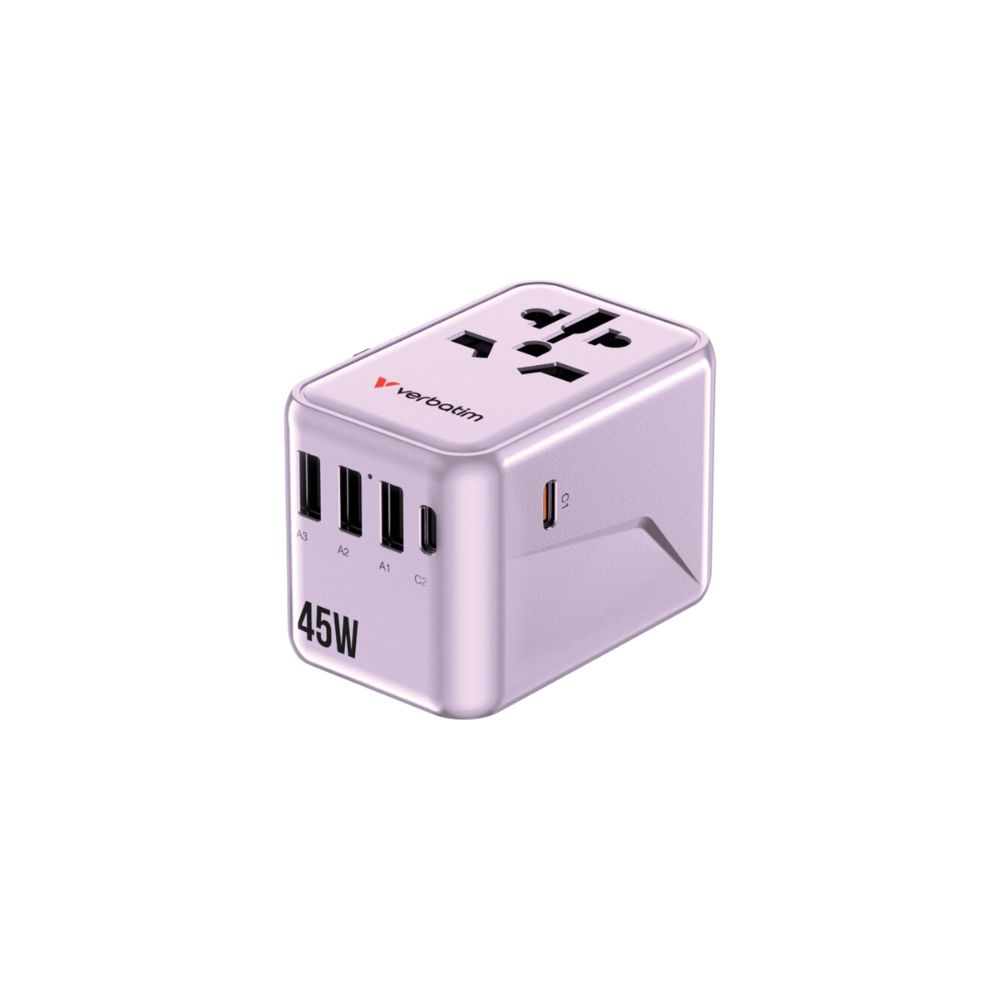 Verbatim UTA-08 5 Port Universal Travel Adapter