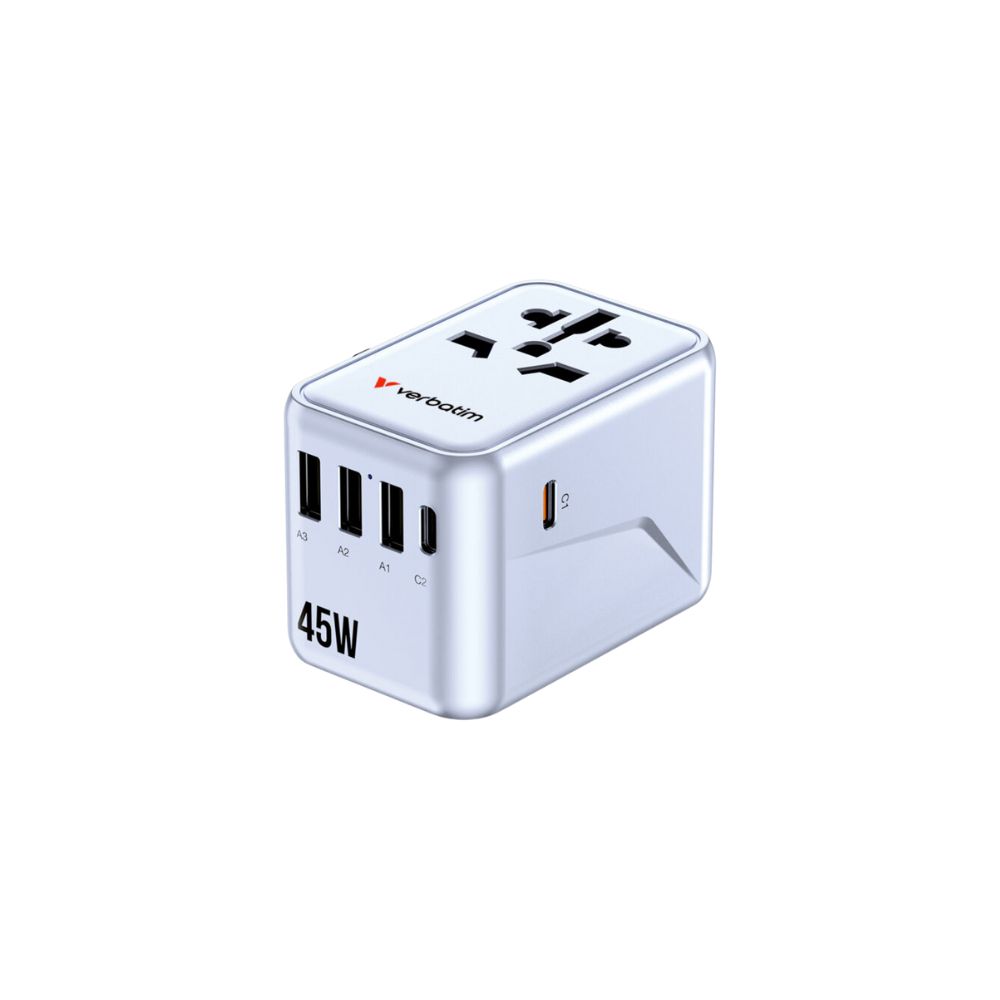 Verbatim UTA-08 5 Port Universal Travel Adapter