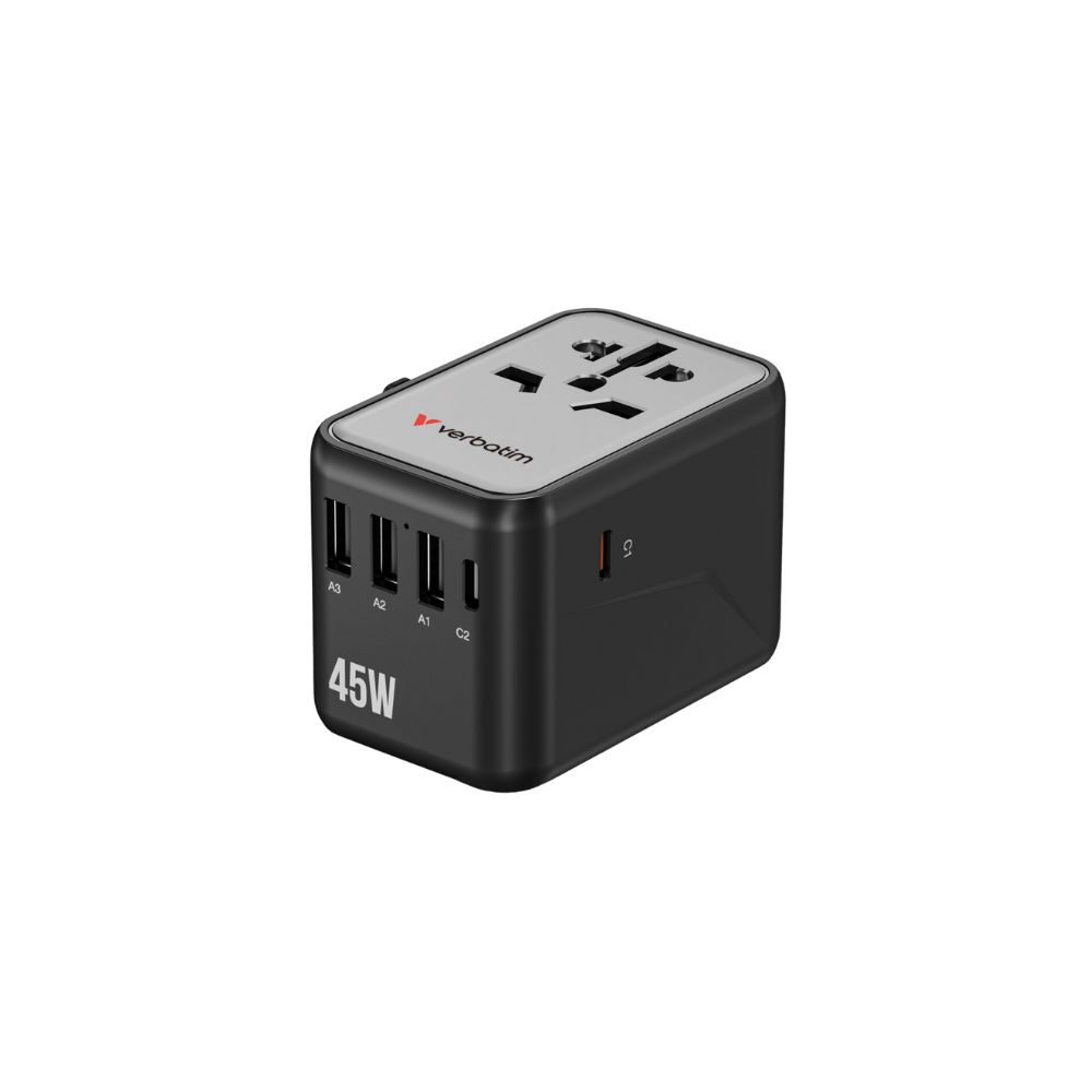 Verbatim UTA-08 5 Port Universal Travel Adapter