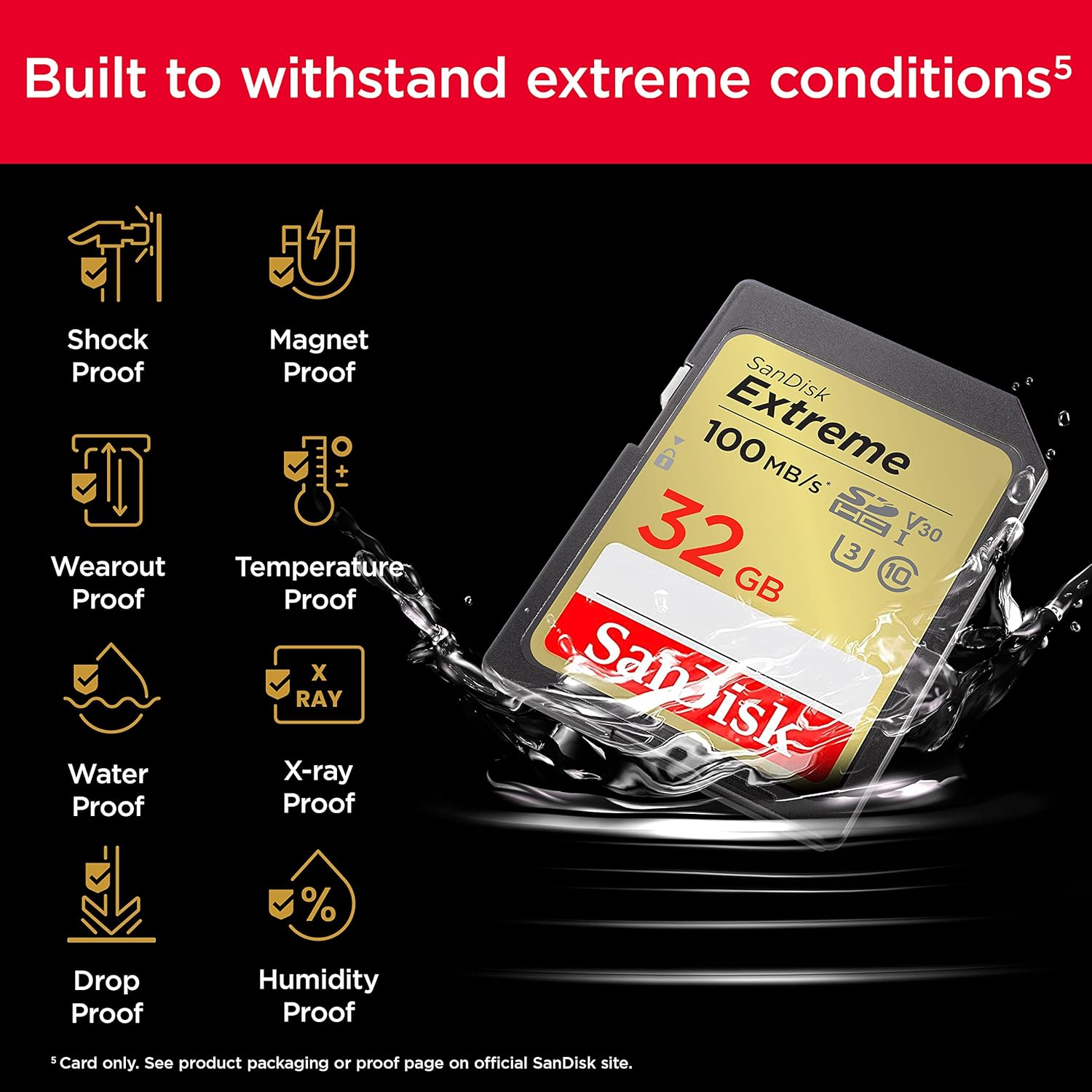 SanDisk SD Card Secure Digital Extreme Memory Card