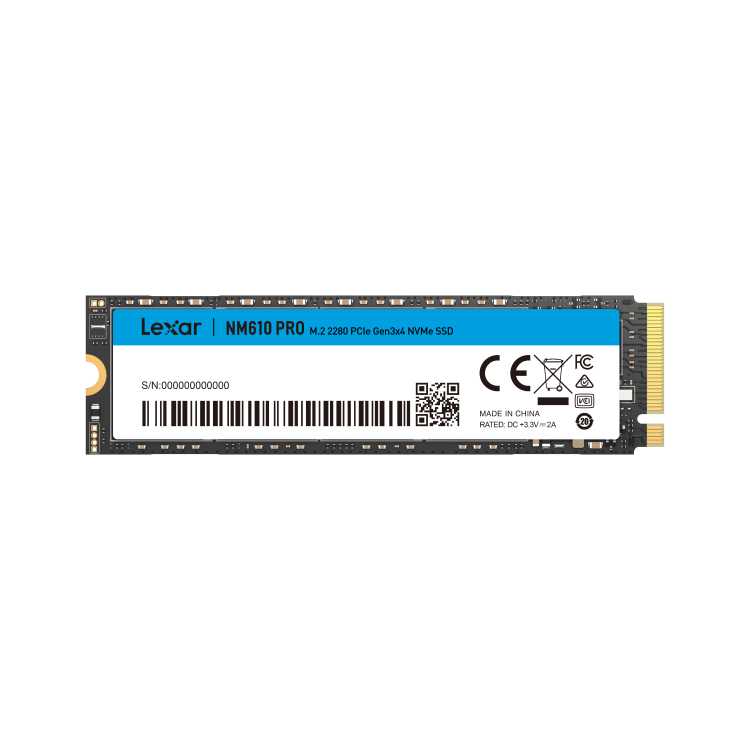 LEXAR M.2 2280 PCIe NVMe Gen3 NM610 PRO SSD