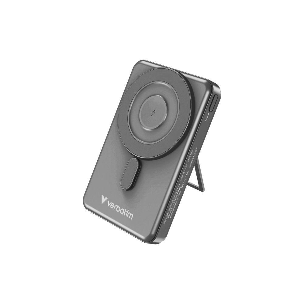 Verbatim Charge 'n' Go 5-in-1 Magnetic Wireless Power Bank