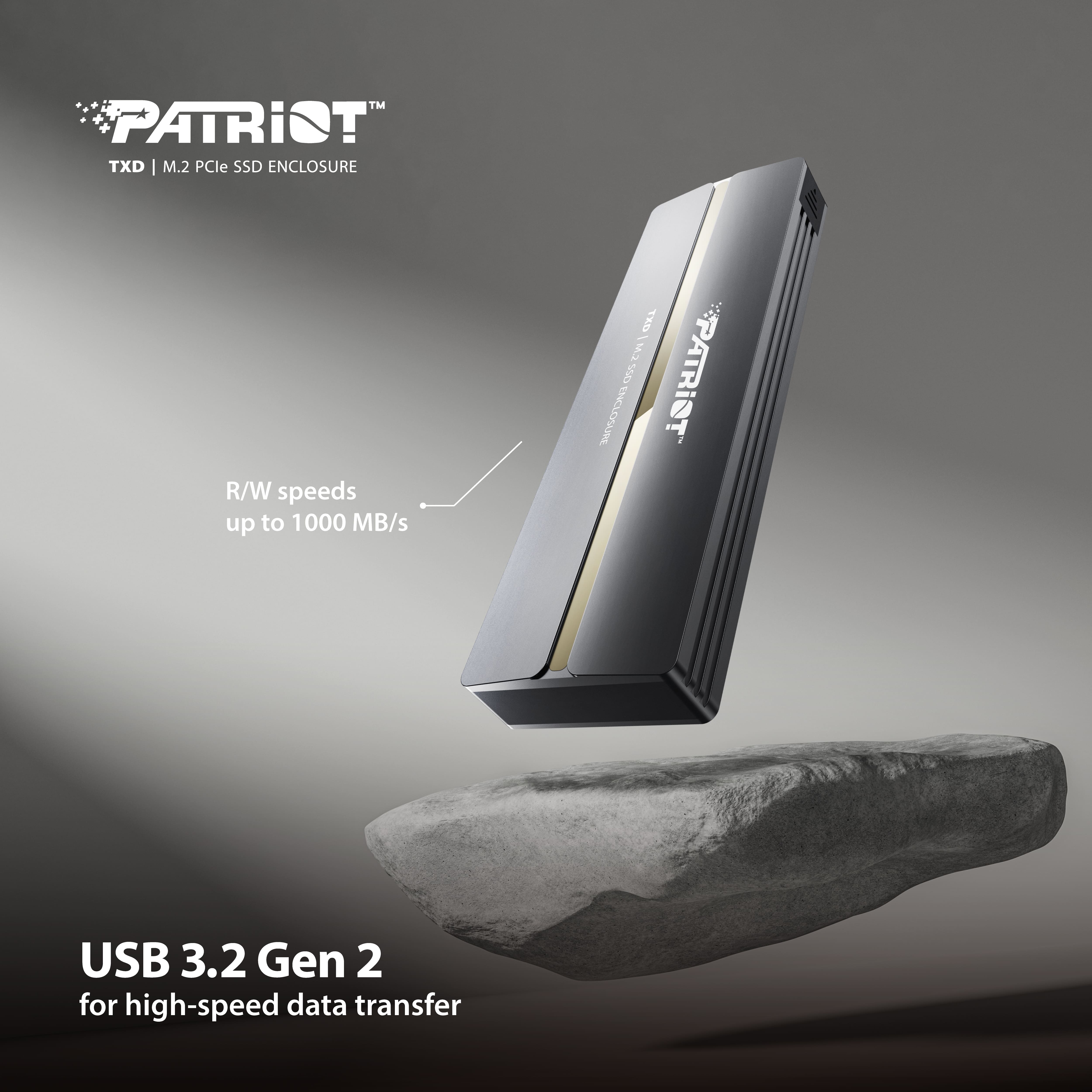 PATRIOT TXD M.2 PCIe NVMe SSD Enclosure