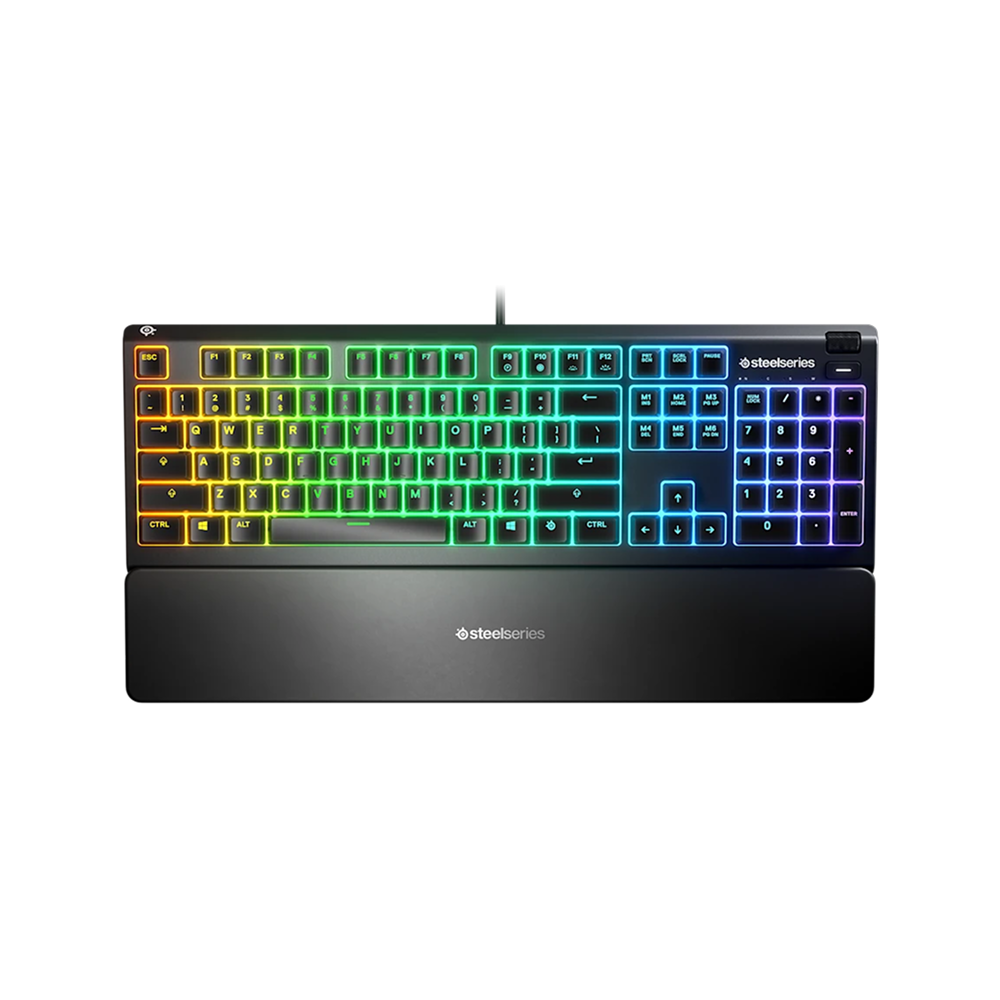 SteelSeries Apex 3 RGB Water Resistant Wired USB Gaming Keyboard