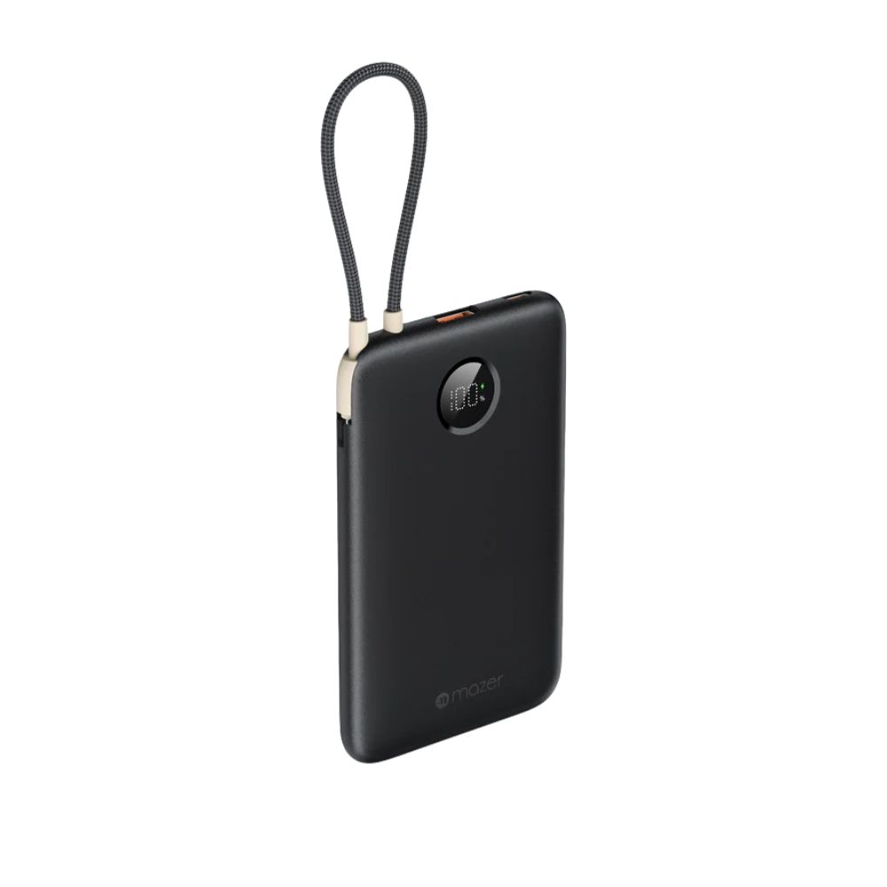 Mazer PowerCharge Link 10V2 Power Bank with Built-in Cable